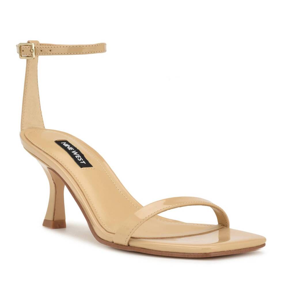 NEW NINE WEST women's ripe sandals in beige